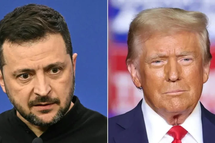 Donald Trump and Ukraine’s President Zelensky in a growing political dispute, heightening tensions between the U.S. and Ukraine.