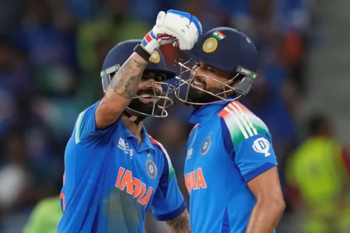 Virat Kohli celebrates his century as India secures a dominant win over Pakistan in the ICC Champions Trophy 2025.