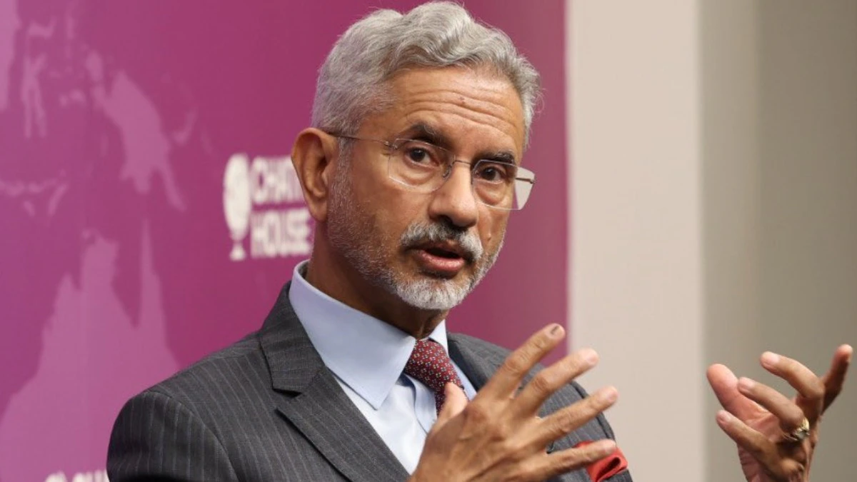 Khalistani protester tears Indian flag near S Jaishankar’s convoy in London amid security breach.