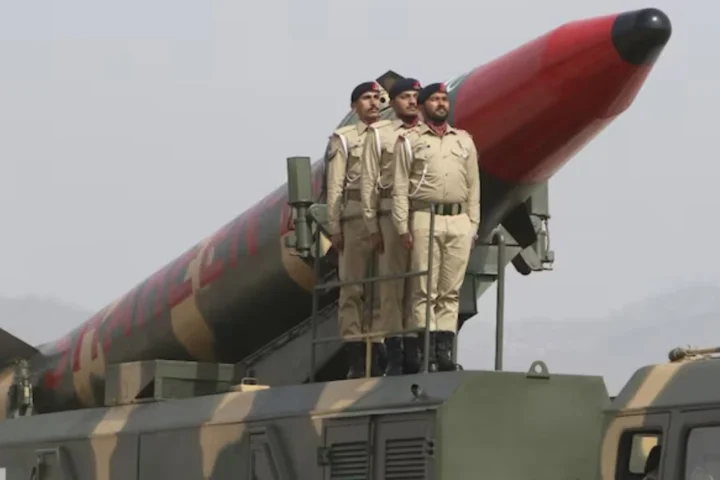 Illustration of Pakistan’s long-range missile system under development