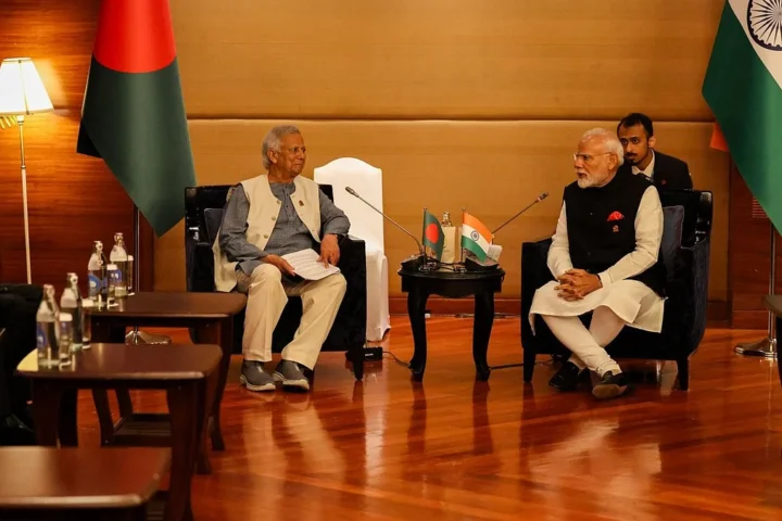 Muhammad Yunus speaks on India-Bangladesh relations, blames Indian press, and seeks Sheikh Hasina’s extradition from India.