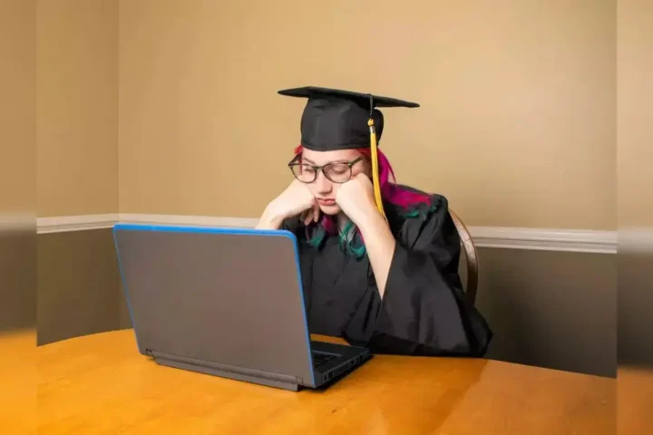 Final-year student exploring cybersecurity and animation courses in response to AI job market shifts and global layoffs in 2025.
