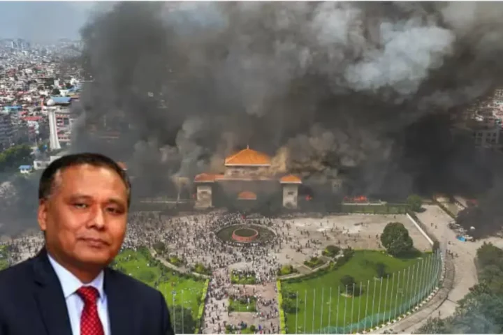 Protesters and army personnel in Kathmandu amid Nepal’s political crisis as Gen-Z leaders hold talks with President Paudel to select interim PM.