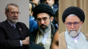 Iran leadership crisis showing power shift after deaths of Ali Khamenei and Ali Larijani, with IRGC emerging as the dominant authority.