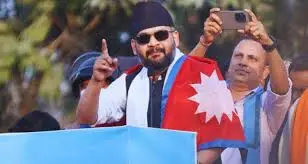Balen Shah taking oath as Nepal’s youngest prime minister during traditional ceremony in Kathmandu