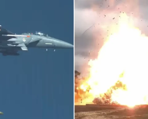 US military airstrikes targeting Iranian missile sites near Strait of Hormuz amid rising Middle East tensions and global oil supply concerns.