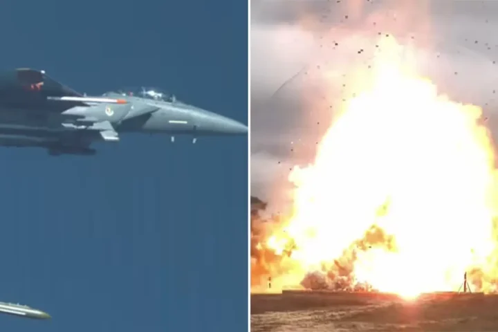 US military airstrikes targeting Iranian missile sites near Strait of Hormuz amid rising Middle East tensions and global oil supply concerns.